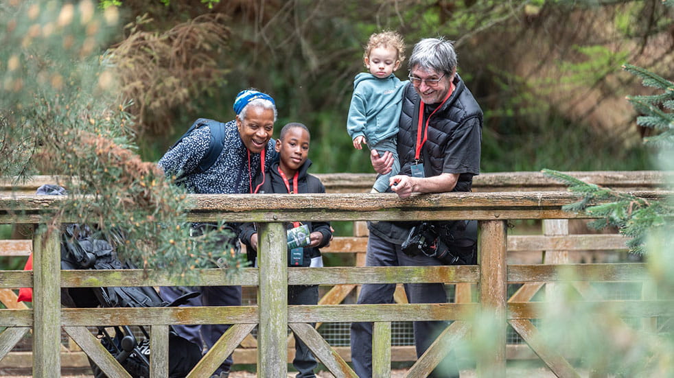 Family at WWT London